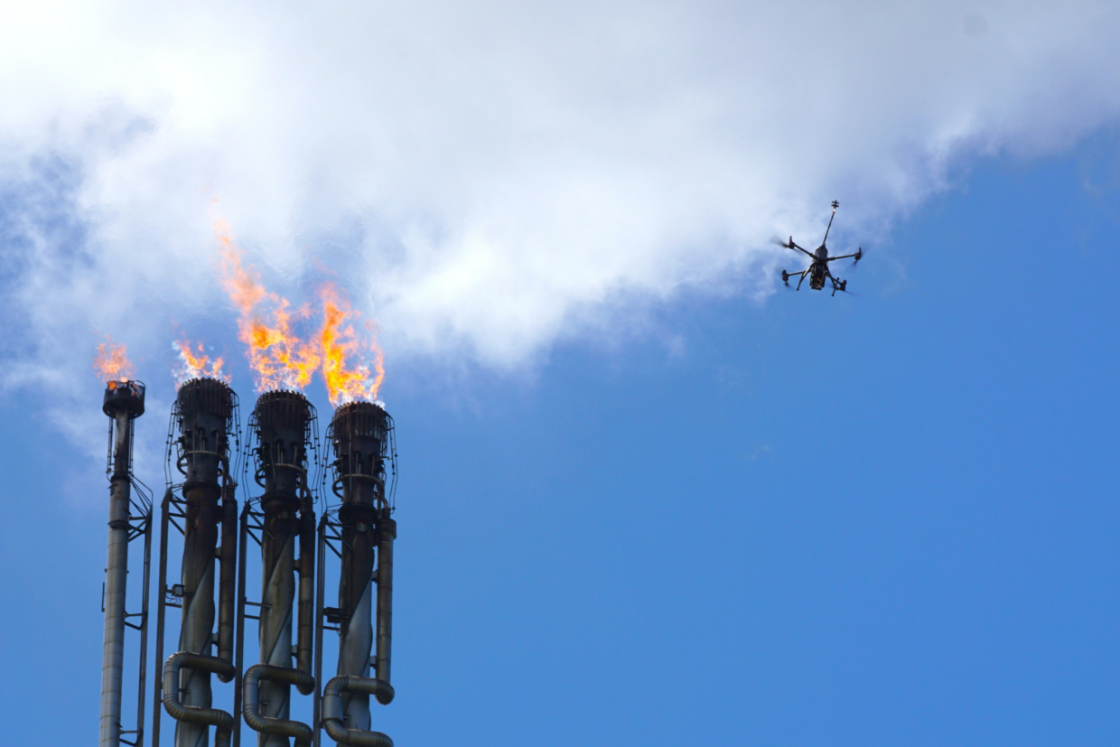 Aeromon Drone Measuring Flaring